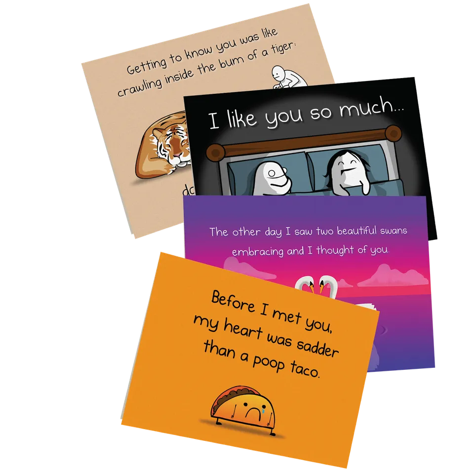 exploding-kittens-love-friendship-grusskarten-4er-pack-vol-c image 1
