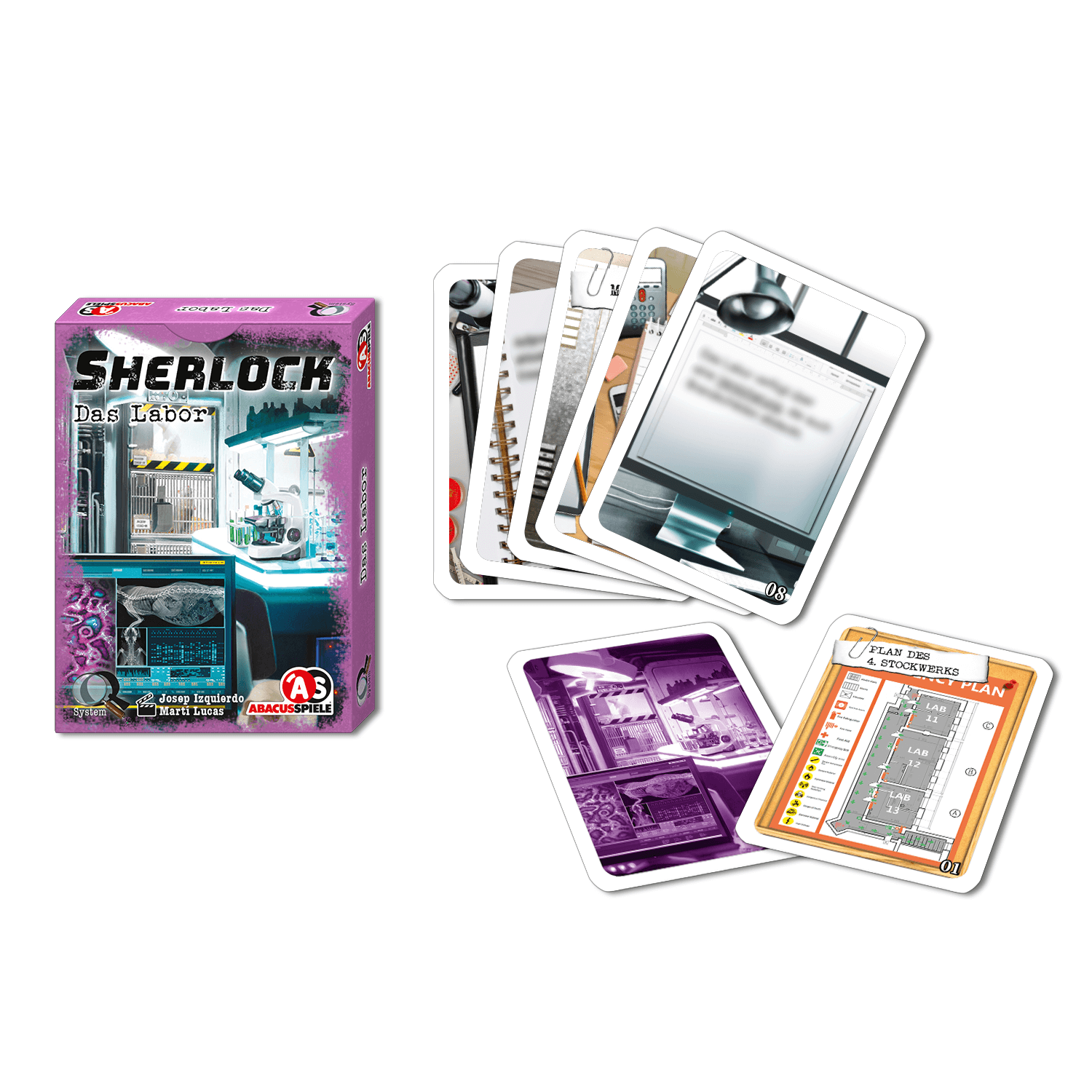 abacusspiele-sherlock-das-labor-krimi-kartenspiel-fall image 3