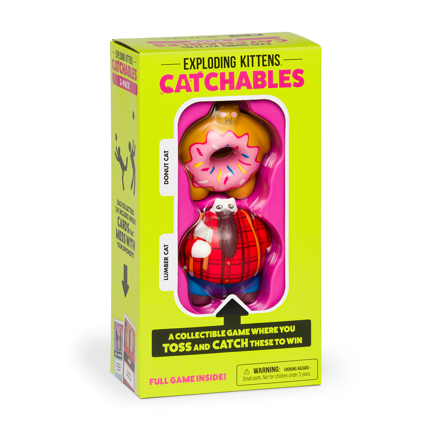 exploding-kittens-collectibles-catchables-2-pack-donut-lumber image 2