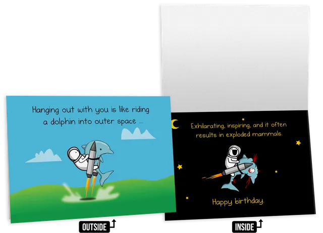 exploding-kittens-dolphin-space-geburtstagskarte-nsfw-einzelkarte image 1