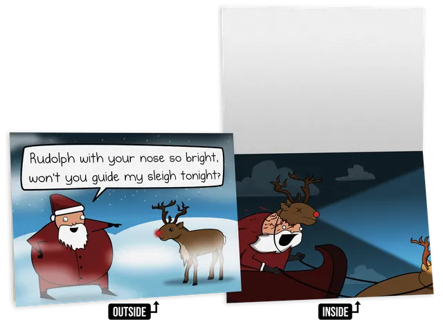 exploding-kittens-rudolph-weihnachtskarte-nsfw-einzelkarte image 1