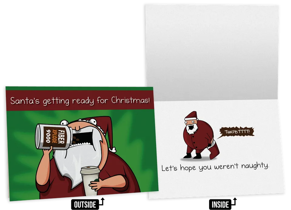 exploding-kittens-santa-s-fiber-gru-karte-weihnachten-nsfw image 1