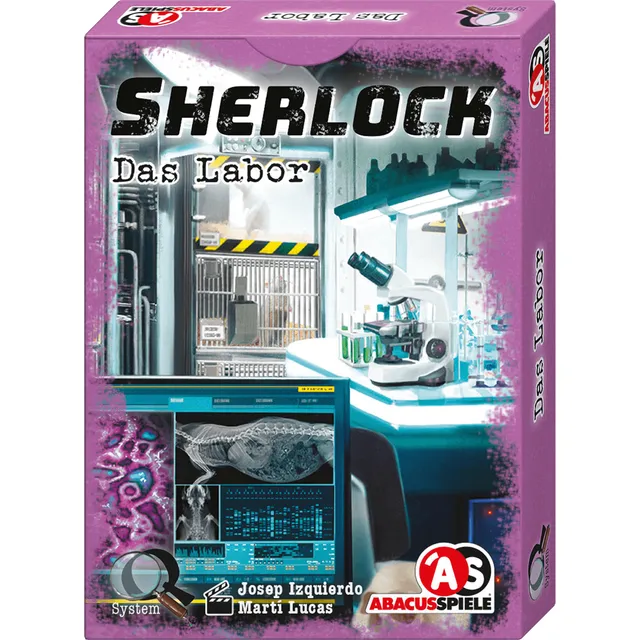 abacusspiele-sherlock-das-labor-krimi-kartenspiel-fall image 1