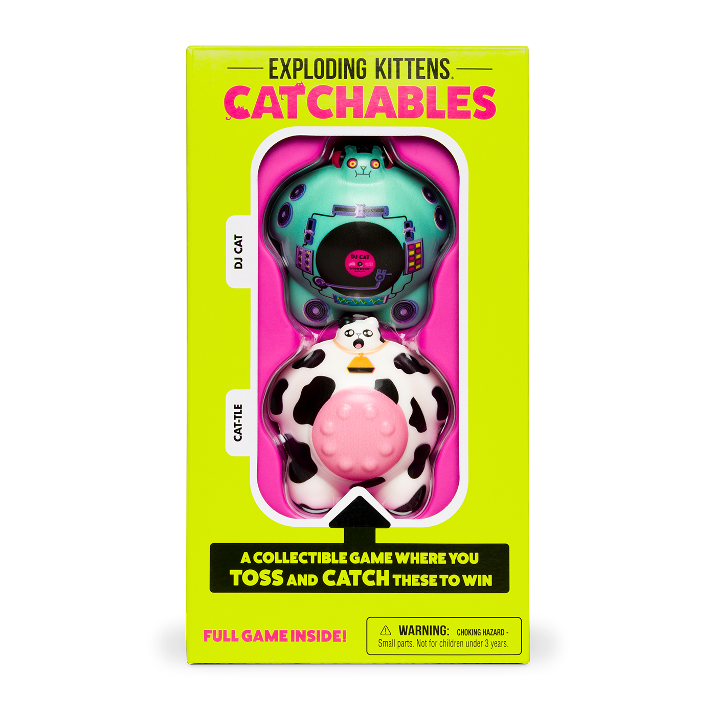 exploding-kittens-collectibles-catchables-2er-dj-cattle-figur image 1