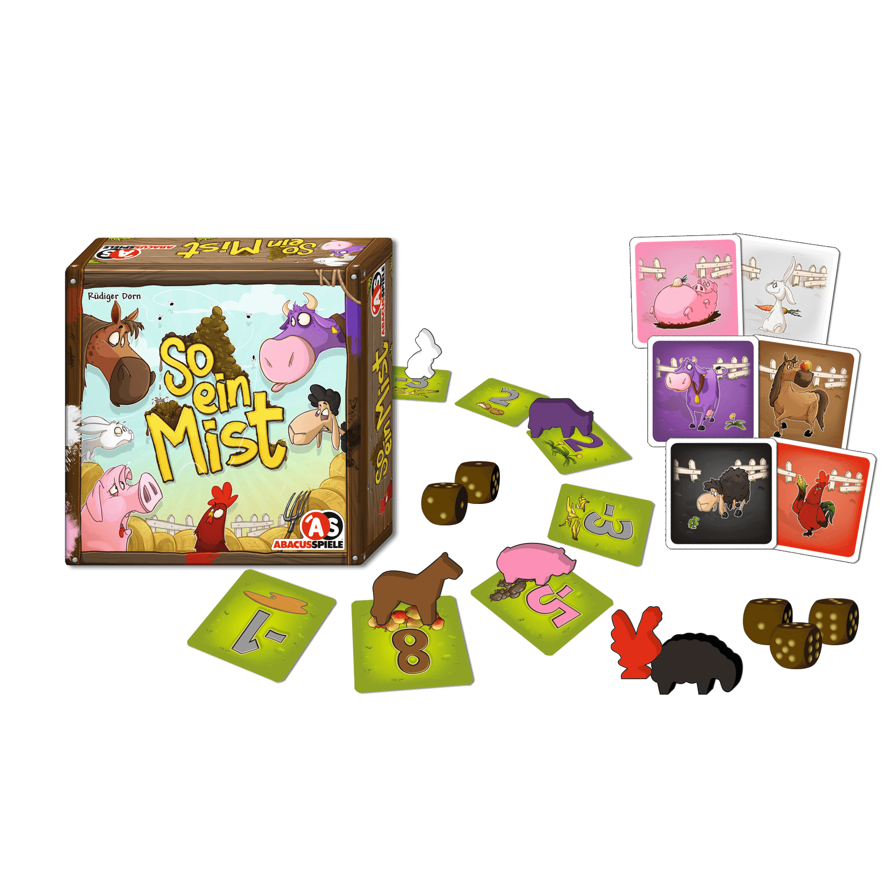 abacusspiele-zooloretto-so-ein-mist-kinderspiel-familienspiel-ab-7-jahre image 3