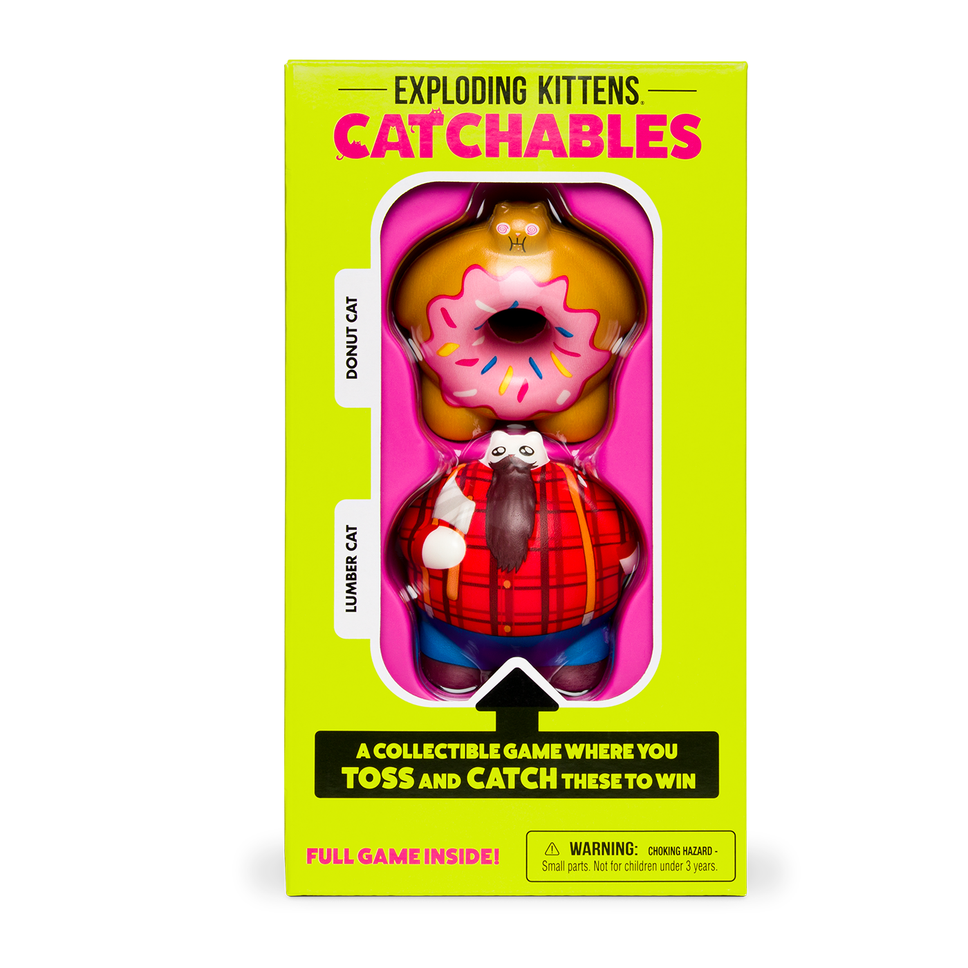 exploding-kittens-collectibles-catchables-2-pack-donut-lumber image 1