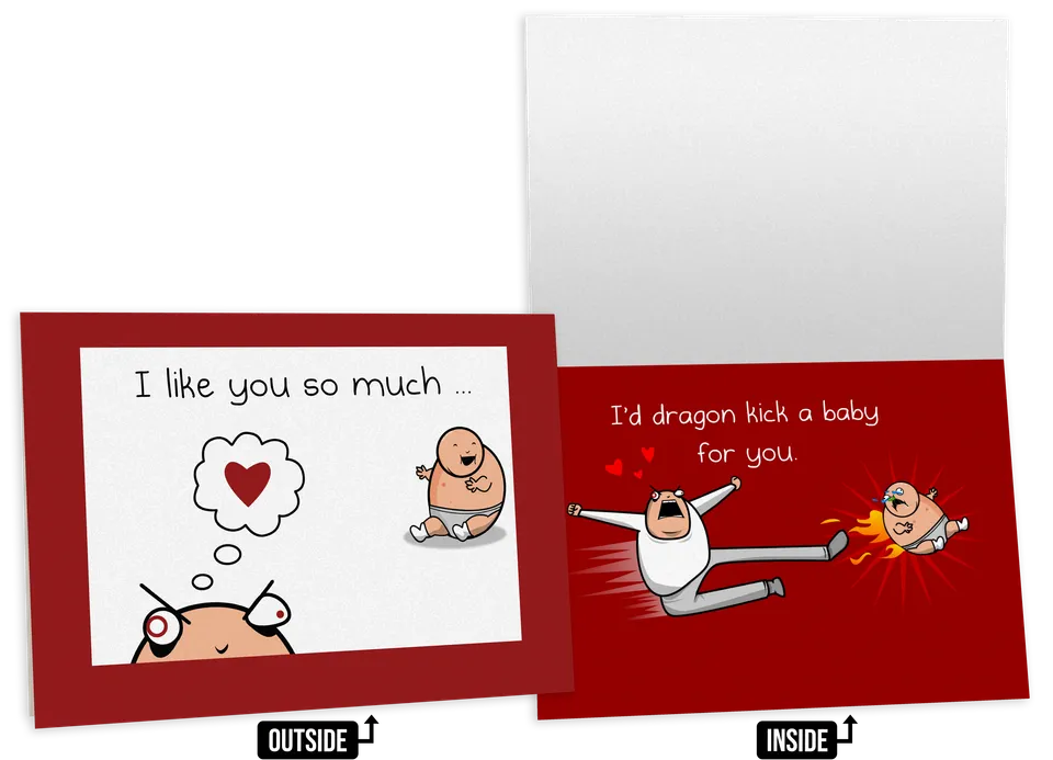 exploding-kittens-greeting-cards-baby-kick-gru-karte-nsfw-einzelkarte image 1