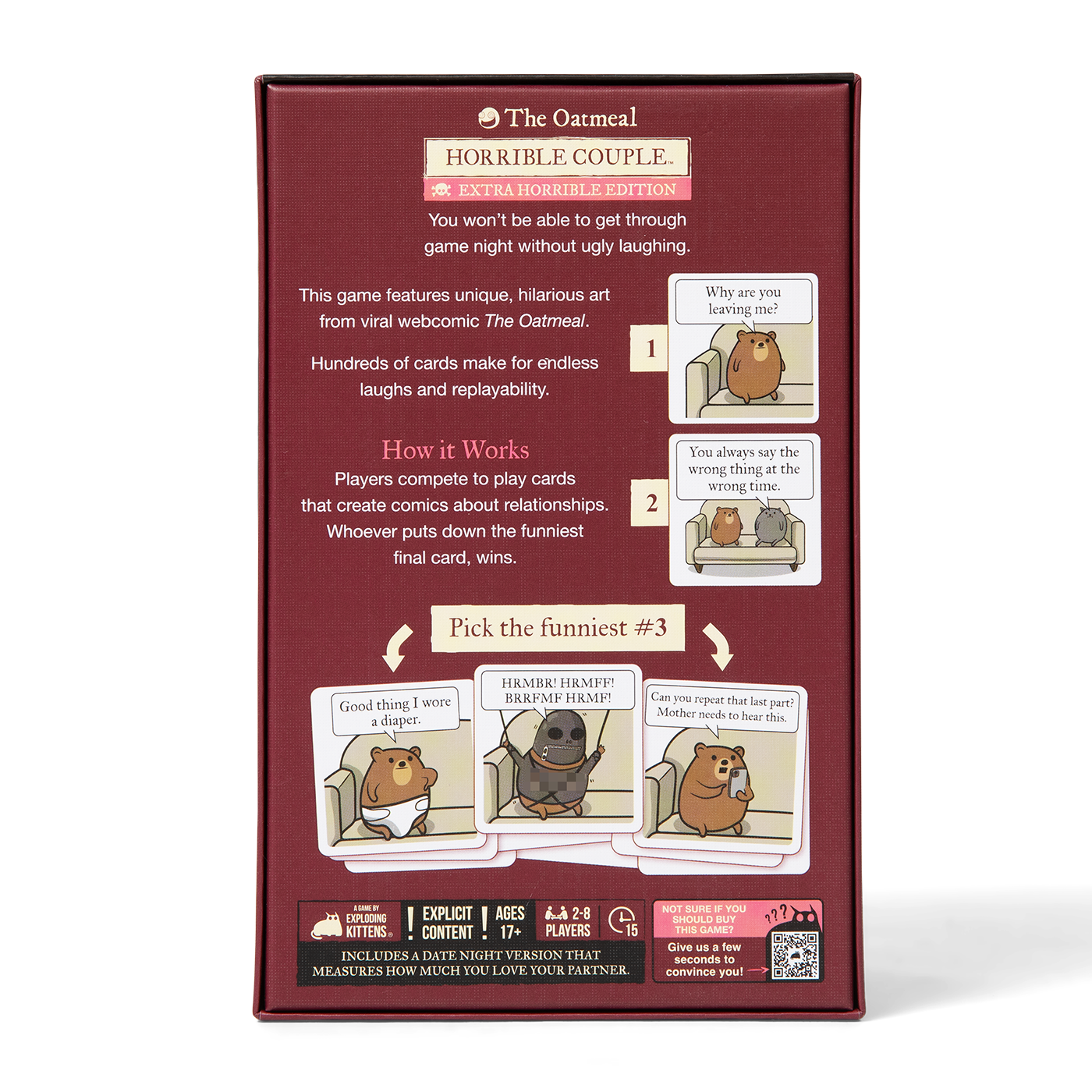 exploding-kittens-horrible-couple-extra-horrible-kartenspiel-paare image 6