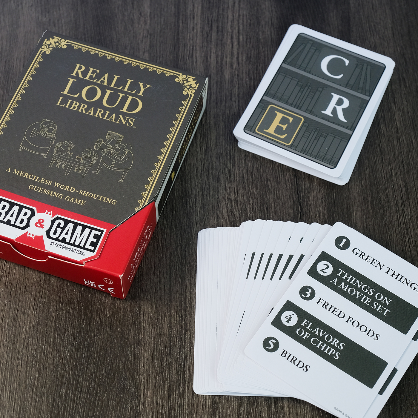 exploding-kittens-games-really-loud-librarians-wortspiel-grab-game image 7