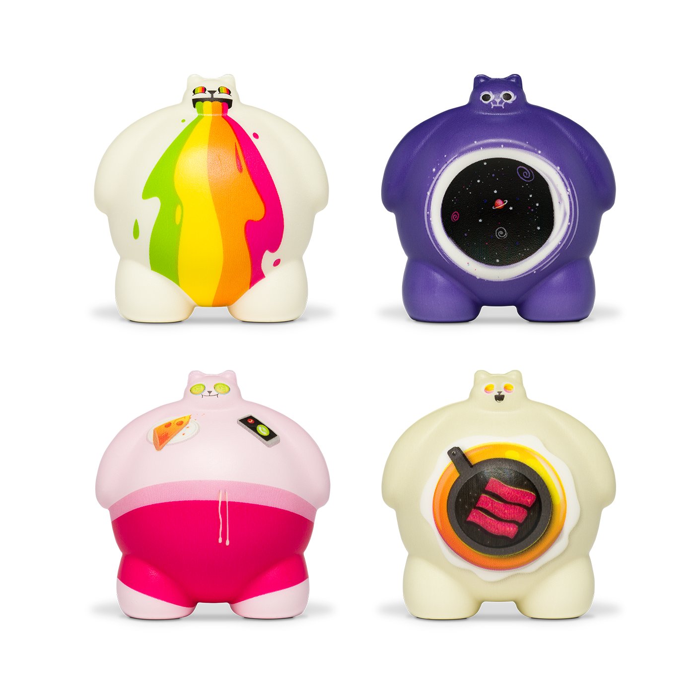 exploding-kittens-catchables-4-pack-wurfspiel-squishy-katzen image 4