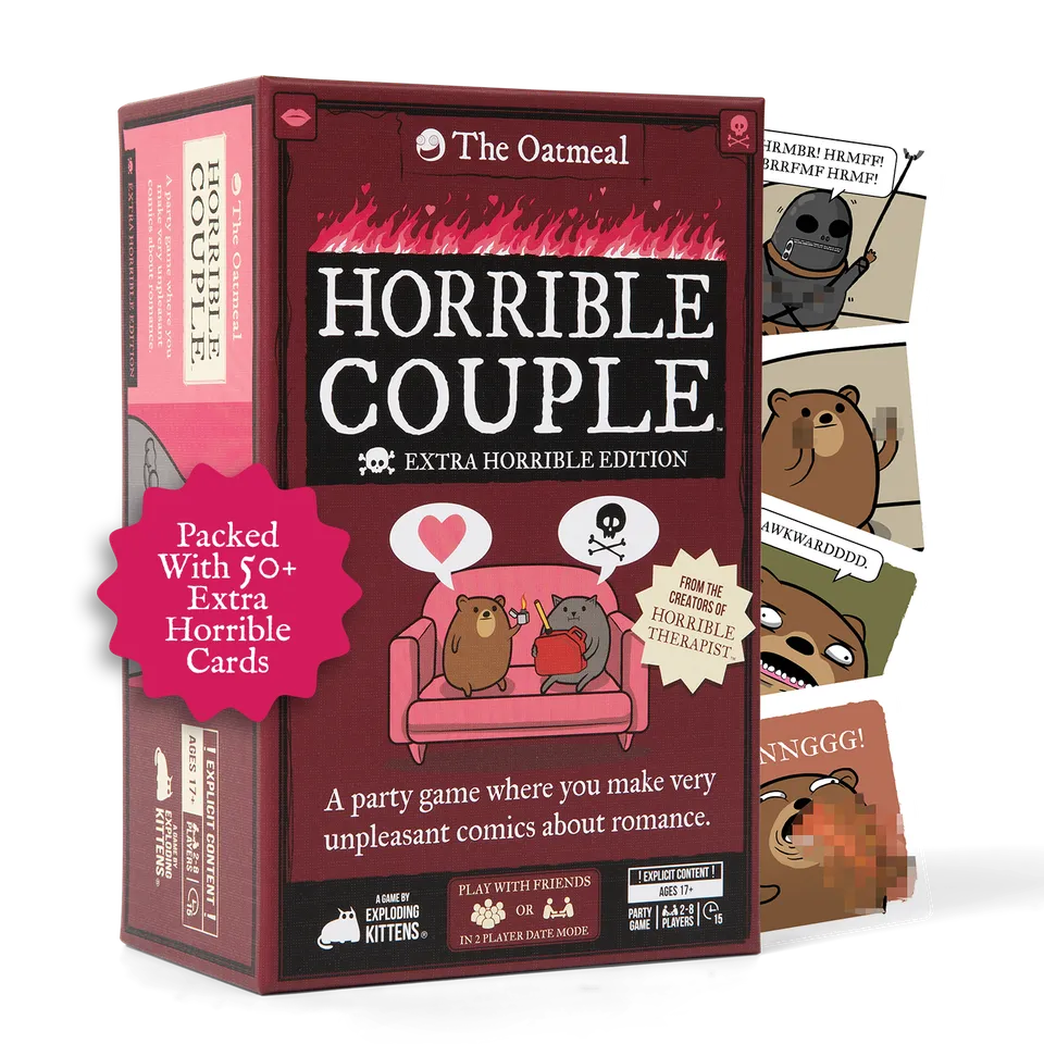 exploding-kittens-horrible-couple-extra-horrible-kartenspiel-paare image 1