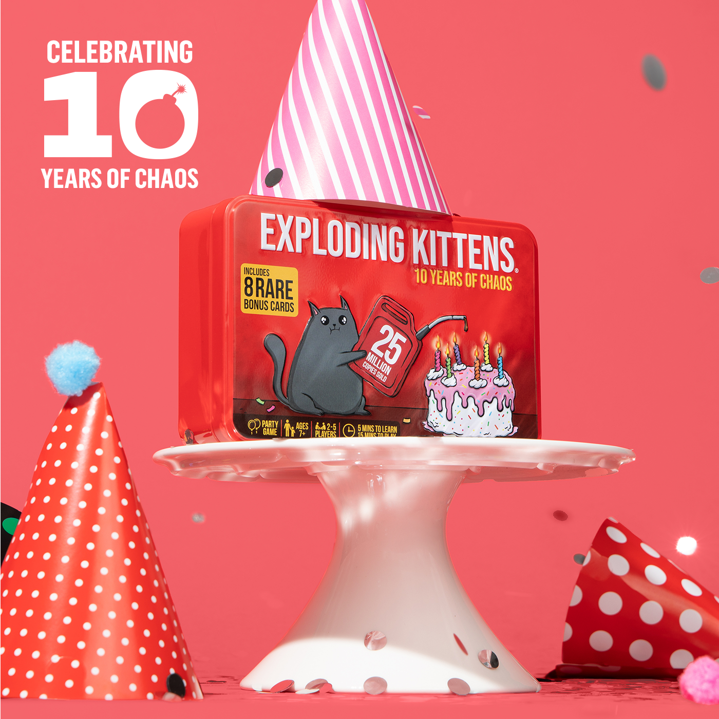 exploding-kittens-original-10th-anniversary-tin-kartenspiel-sammlerdose image 2