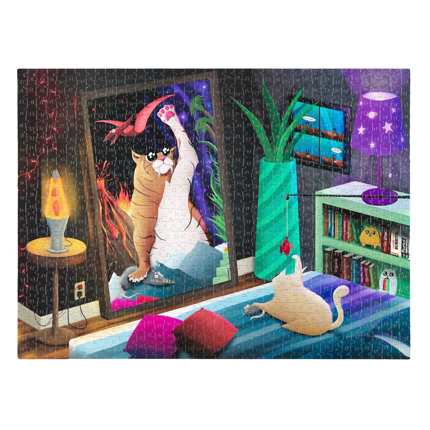 exploding-kittens-cat-in-the-mirror-puzzle-1000-teile image 3