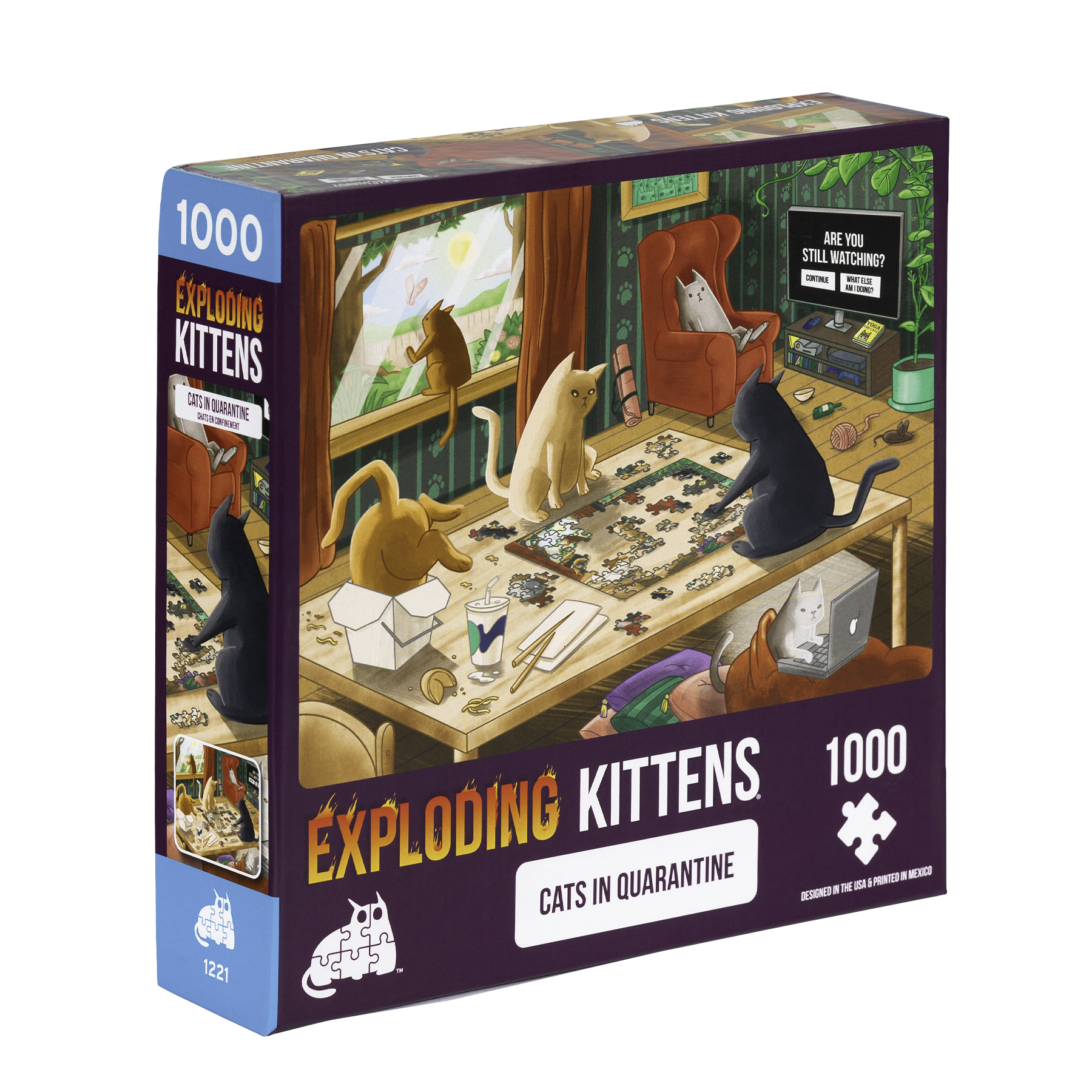 exploding-kittens-cats-in-quarantine-puzzle-1000-teile image 3