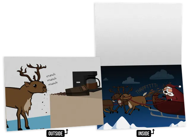 exploding-kittens-reindeer-coffee-weihnachtskarte-nsfw image 1
