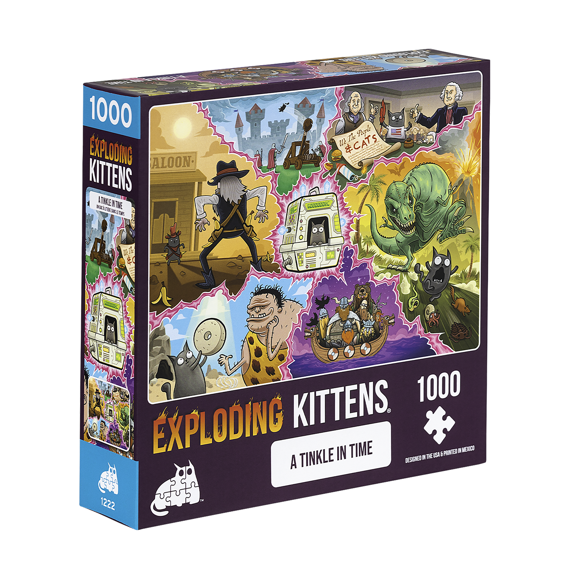 exploding-kittens-puzzles-a-tinkle-in-time-puzzle-1000-teile image 2