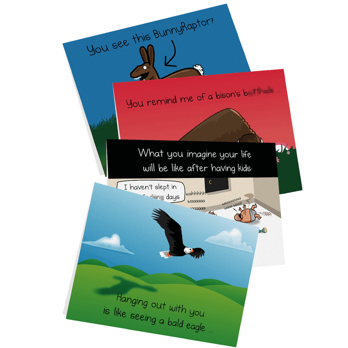 exploding-kittens-nsfw-freundschaftskarten-4er-pack-erwachsene image 1