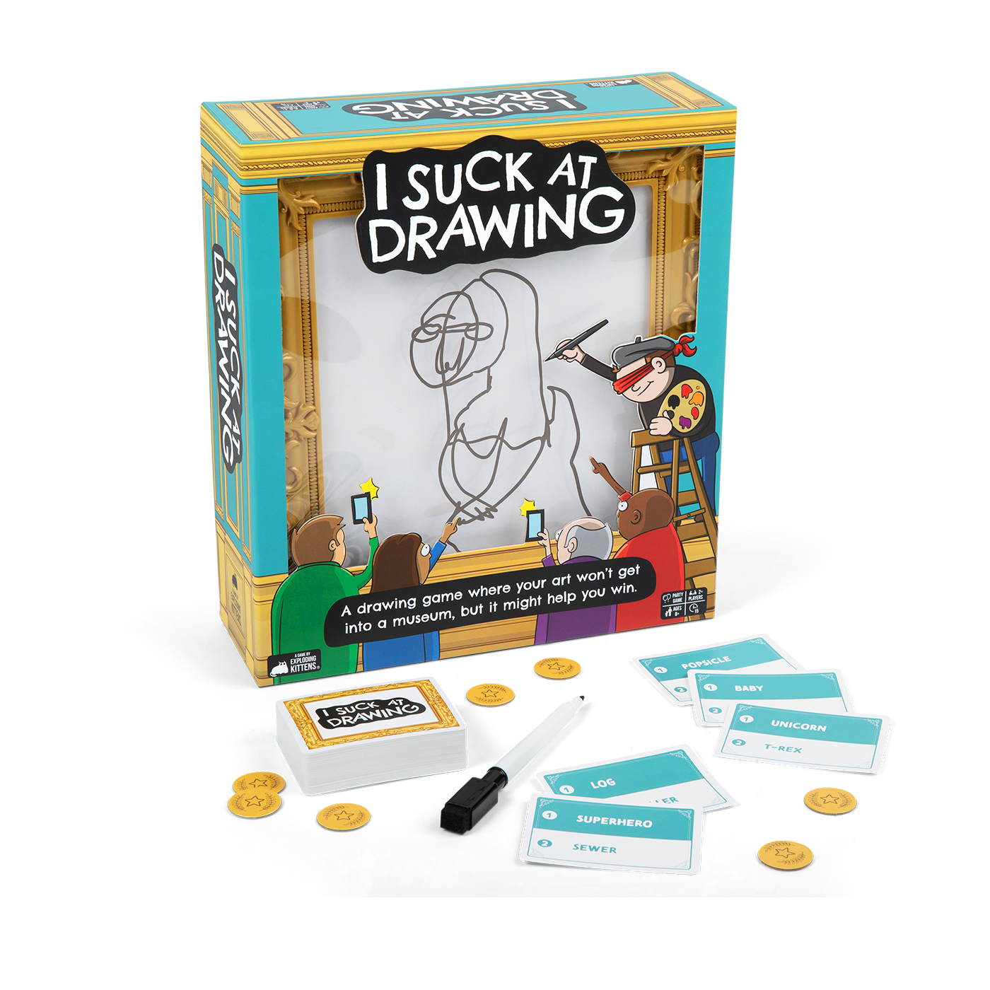 exploding-kittens-i-suck-at-drawing-zeichenspiel-party image 1