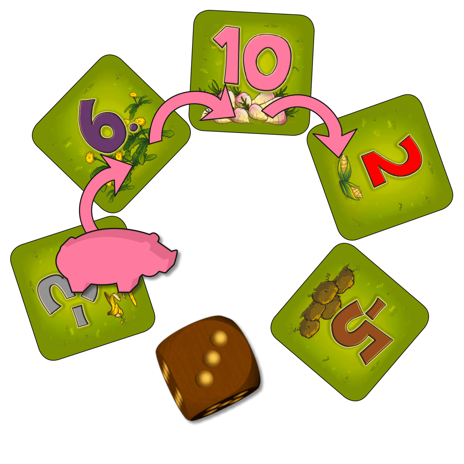 abacusspiele-zooloretto-so-ein-mist-kinderspiel-familienspiel-ab-7-jahre image 4