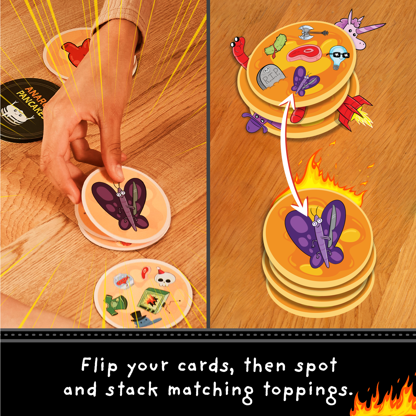 exploding-kittens-anarchy-pancakes-kartenspiel-spot-it image 3
