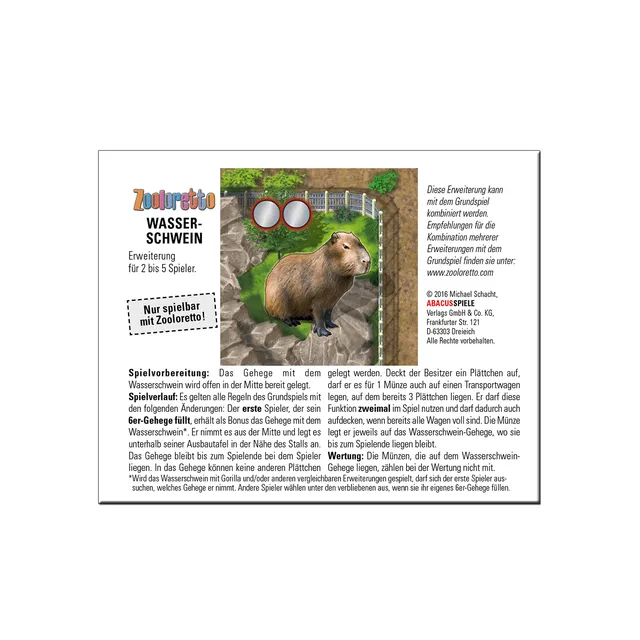 abacusspiele-zooloretto-wasserschwein-goodie-erweiterung image 1