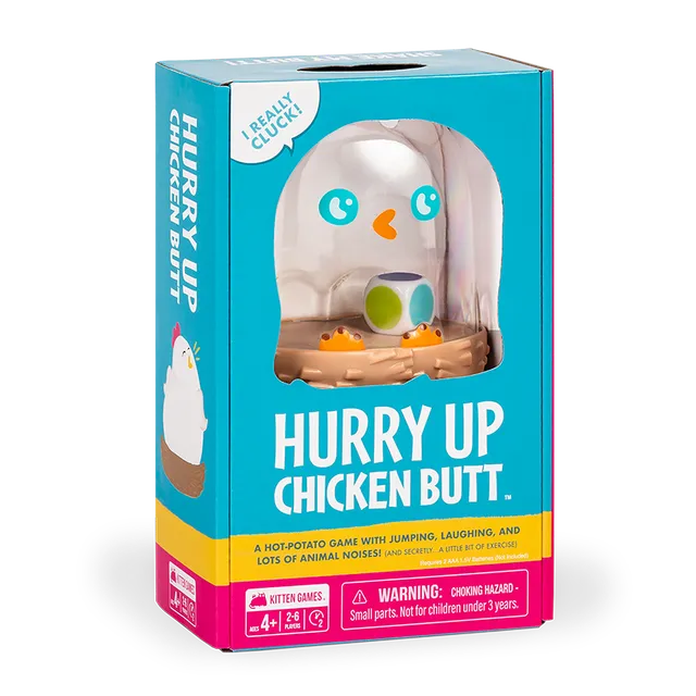exploding-kittens-hurry-up-chicken-butt-aktionsspiel-mit-timer image 1