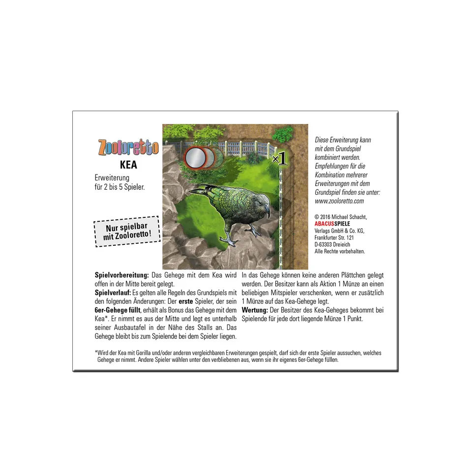 abacusspiele-zooloretto-kea-goodie-mini-erweiterung image 1