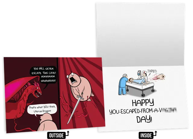 exploding-kittens-greeting-cards-escaped-geburtstagskarte-nsfw image 1