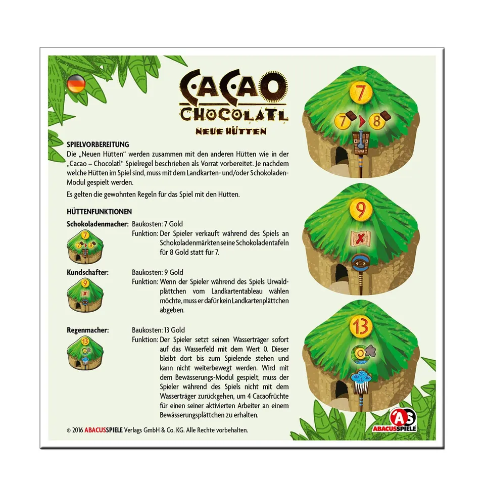 abacusspiele-cacao-chocolatl-neue-h-tten-goodie image 1