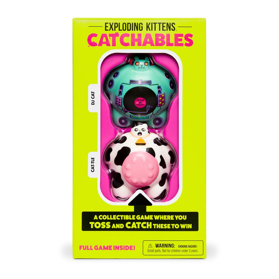 exploding-kittens-collectibles-catchables-2er-dj-cattle-figur image 1