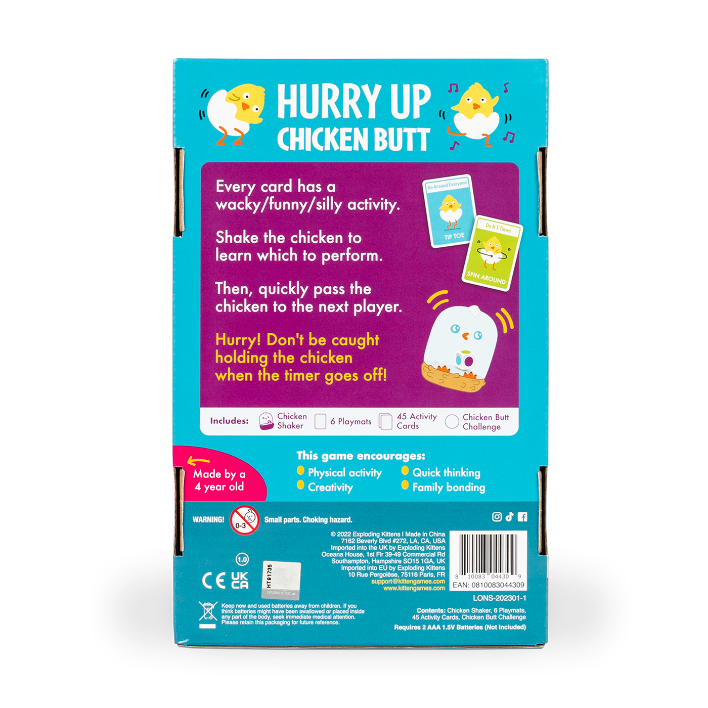 exploding-kittens-hurry-up-chicken-butt-aktionsspiel-mit-timer image 6