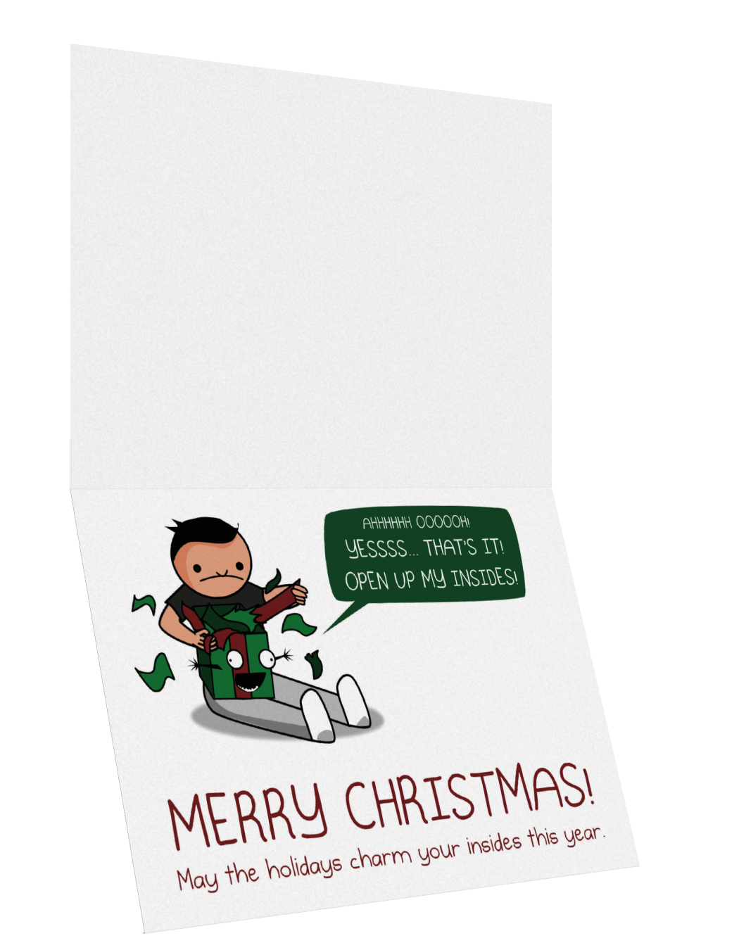 exploding-kittens-creepy-present-weihnachtskarte-einzelkarte image 3