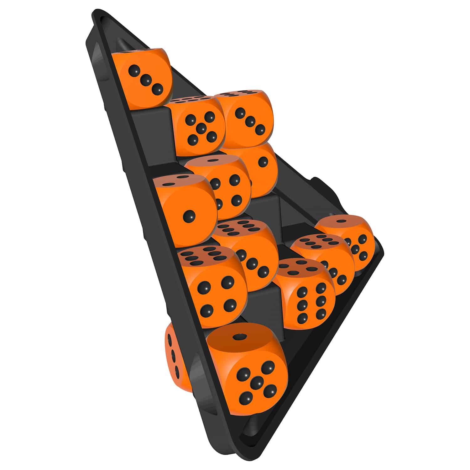 abacusspiele-w-rfelpyramide-mini-w-rfelbecher-orange-familienspiel image 2