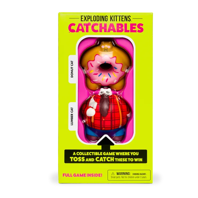 exploding-kittens-collectibles-catchables-2-pack-donut-lumber image 1