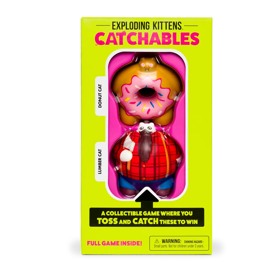 exploding-kittens-collectibles-catchables-2-pack-donut-lumber image 1