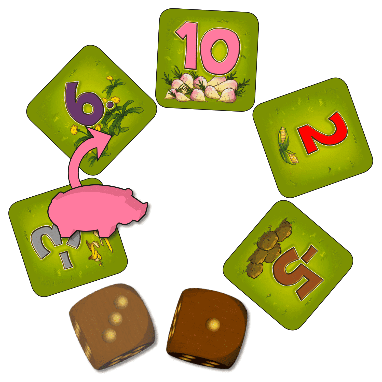 abacusspiele-zooloretto-so-ein-mist-kinderspiel-familienspiel-ab-7-jahre image 5
