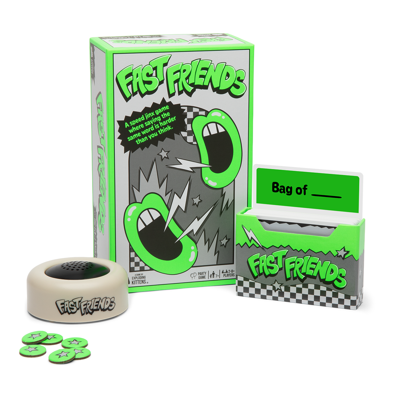exploding-kittens-fast-friends-ratespiel-partyspiel-mit-timer image 1