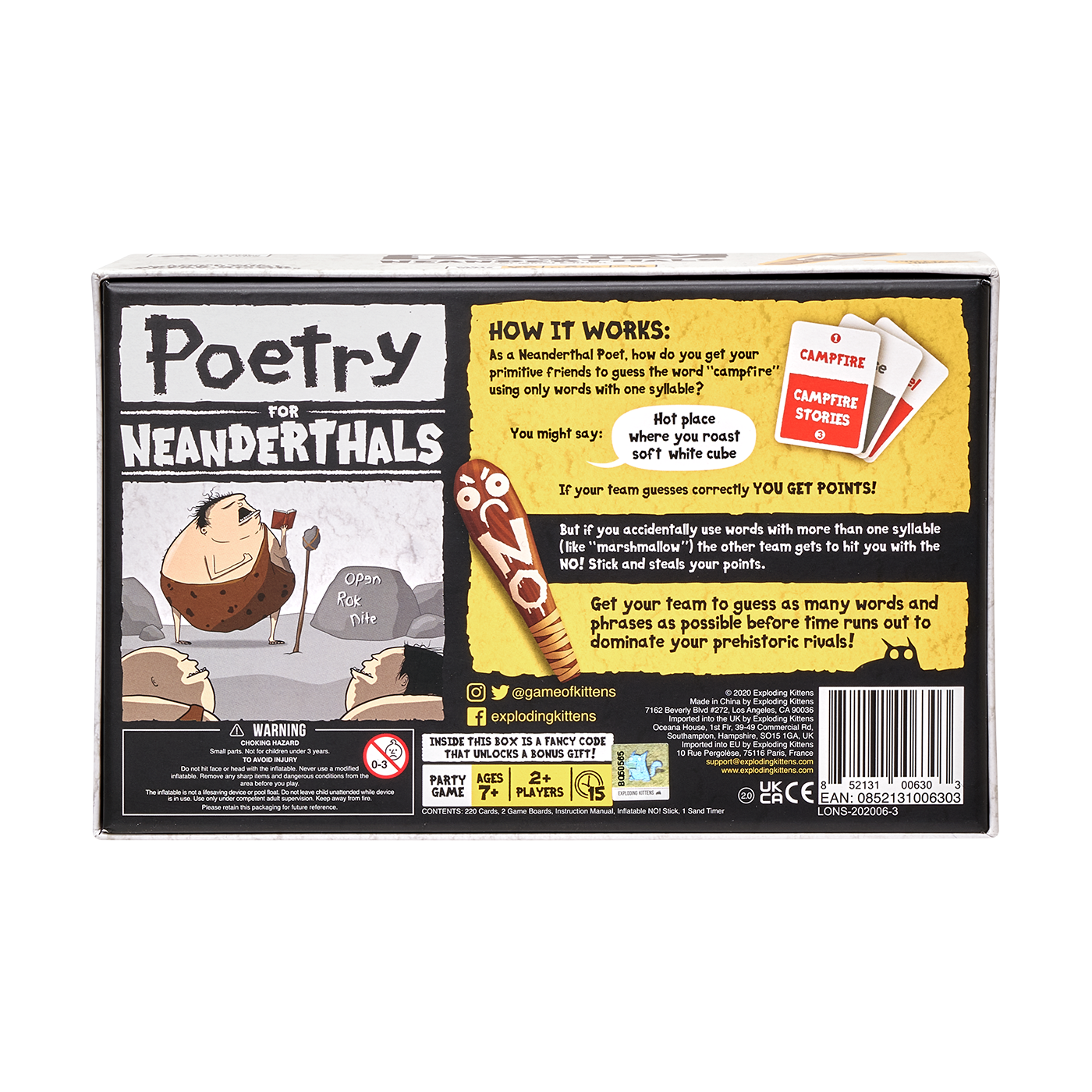 exploding-kittens-poetry-for-neanderthals-kartenspiel-deutsche-ausgabe image 2