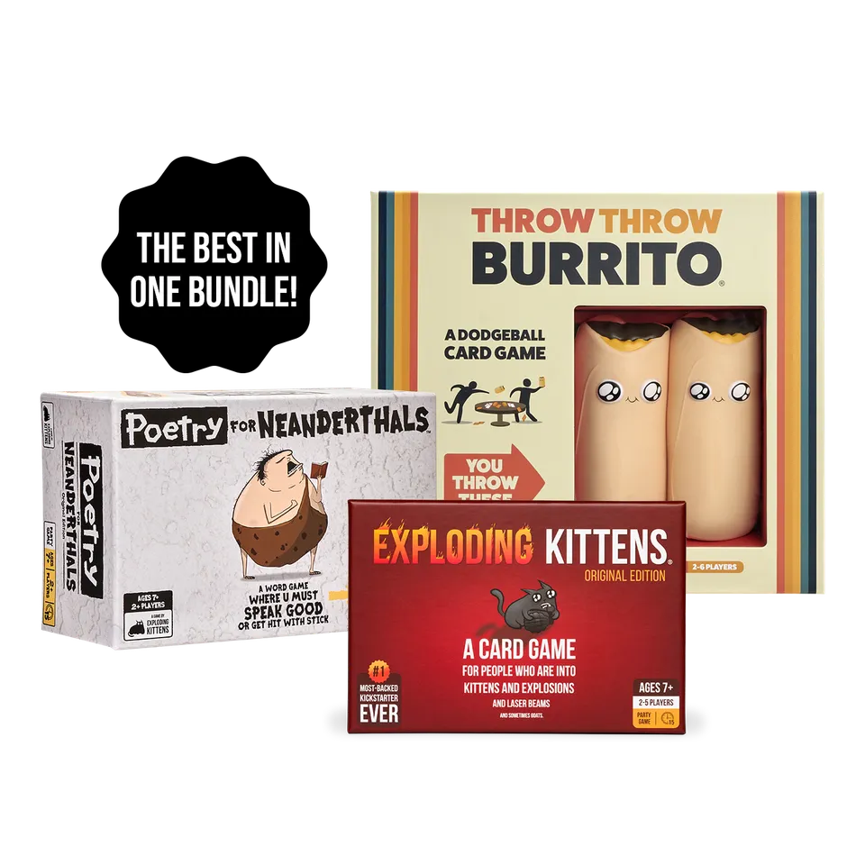 exploding-kittens-greatest-hits-bundle-spielebundle-3er-geschenkset image 1