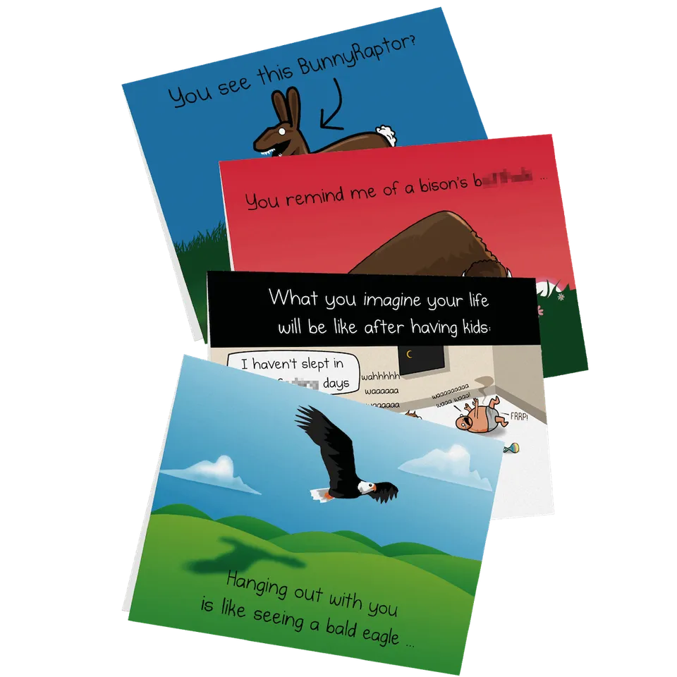 exploding-kittens-nsfw-freundschaftskarten-4er-pack-erwachsene image 1