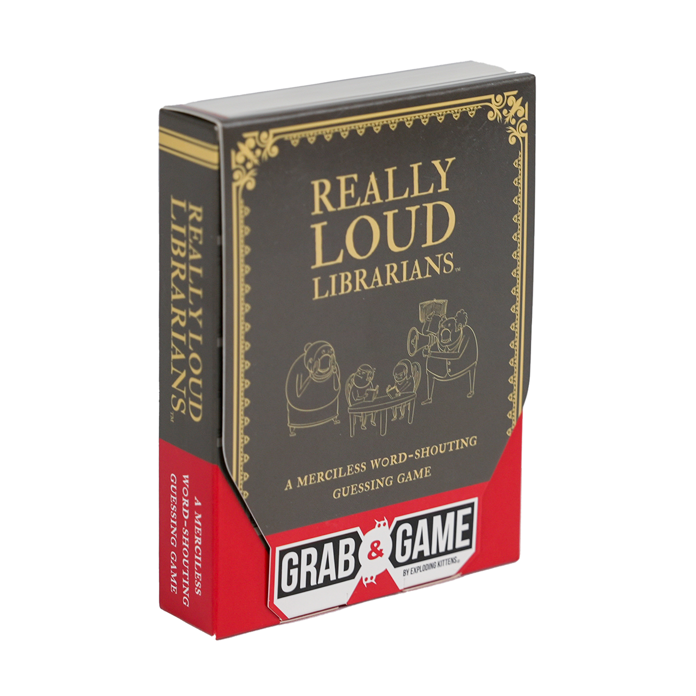 exploding-kittens-games-really-loud-librarians-wortspiel-grab-game image 3