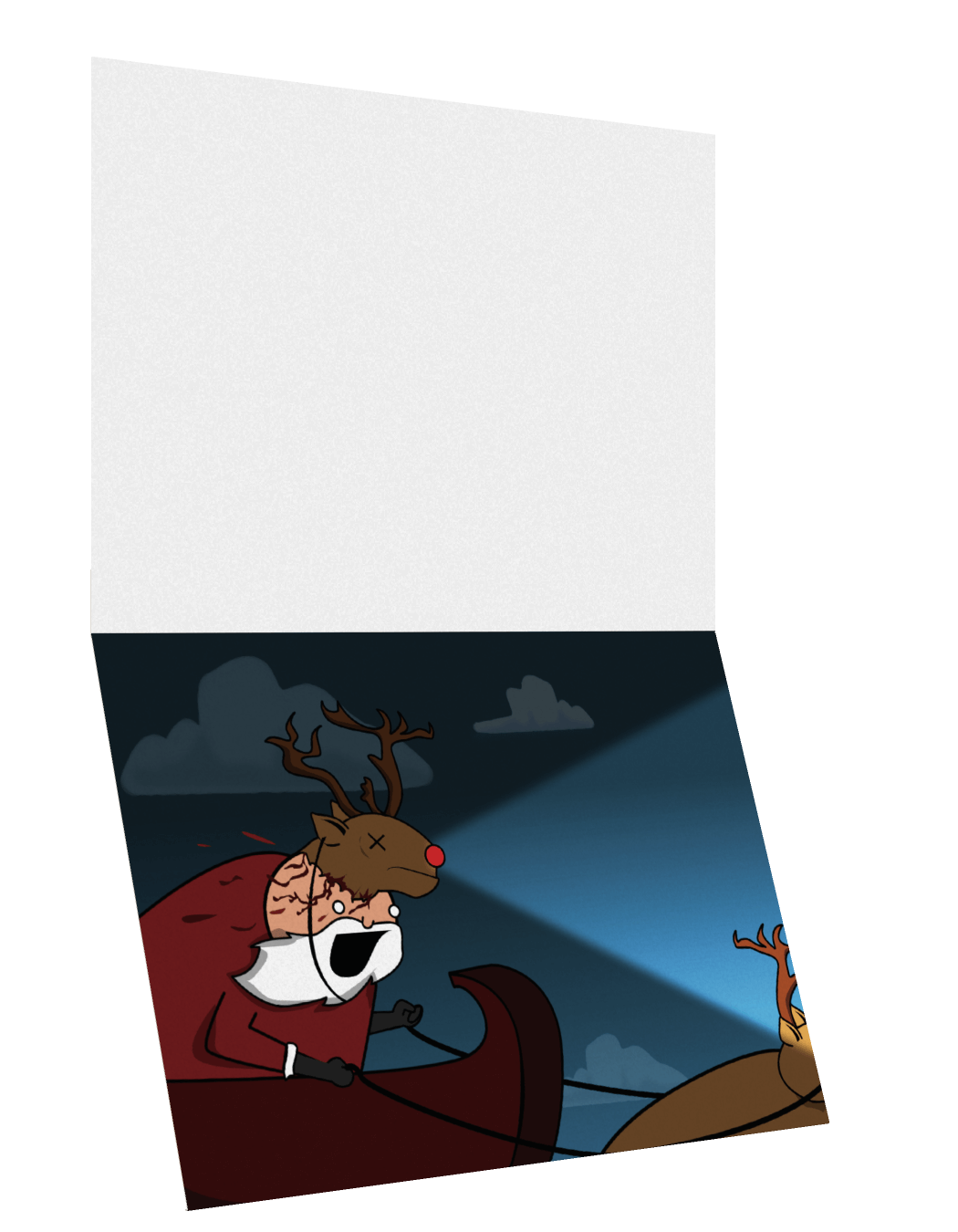 exploding-kittens-rudolph-weihnachtskarte-nsfw-einzelkarte image 3