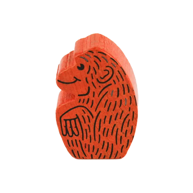 abacusspiele-zooloretto-affe-spielfigur-orange-ersatzteil image 1