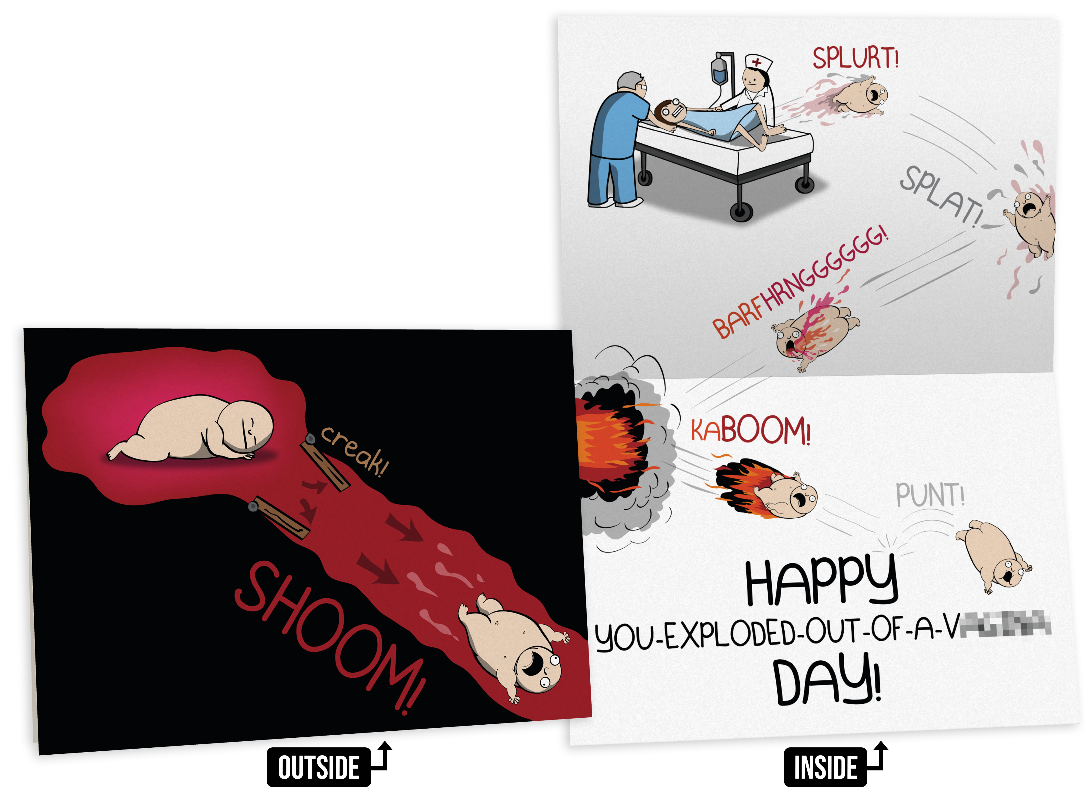 exploding-kittens-greeting-cards-nsfw-geburtstagskarte-4er-pack image 6
