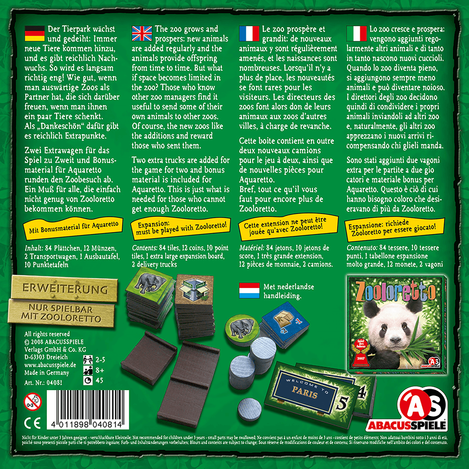 abacusspiele-zooloretto-xxl-erweiterung-1-brettspiel-zoo image 2