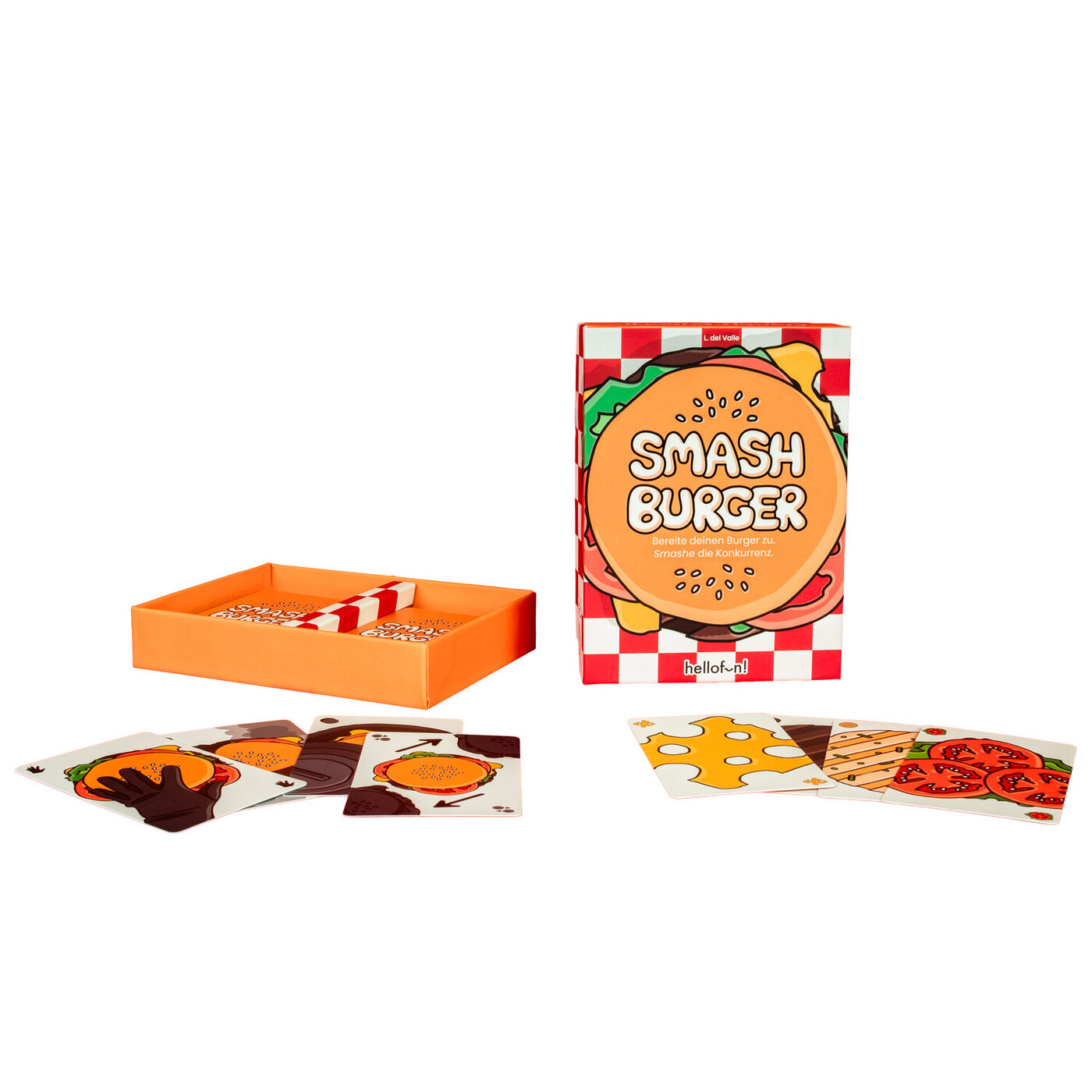 huch-auzou-smash-burger-kartenspiel-stapelspiel-party image 8