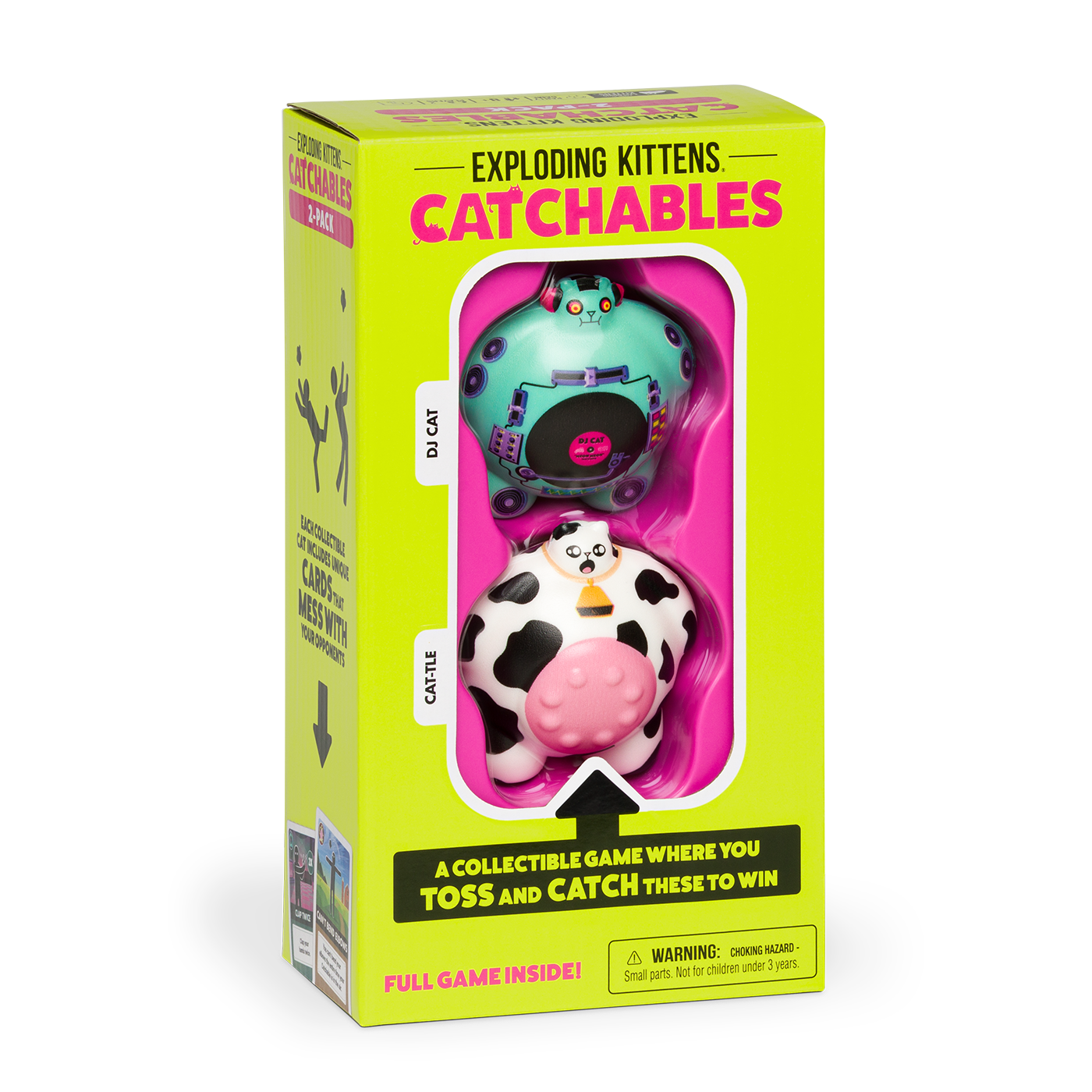 exploding-kittens-collectibles-catchables-2er-dj-cattle-figur image 2