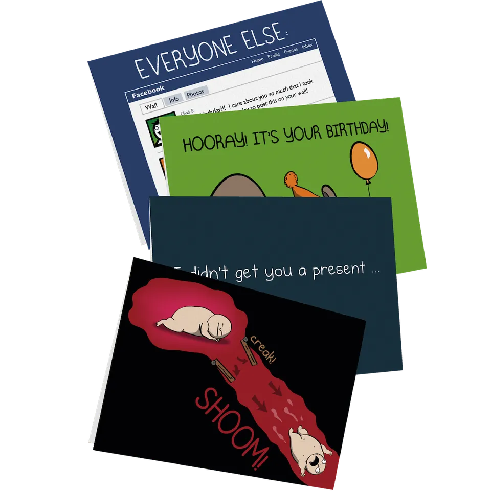exploding-kittens-greeting-cards-nsfw-geburtstagskarte-4er-pack image 1