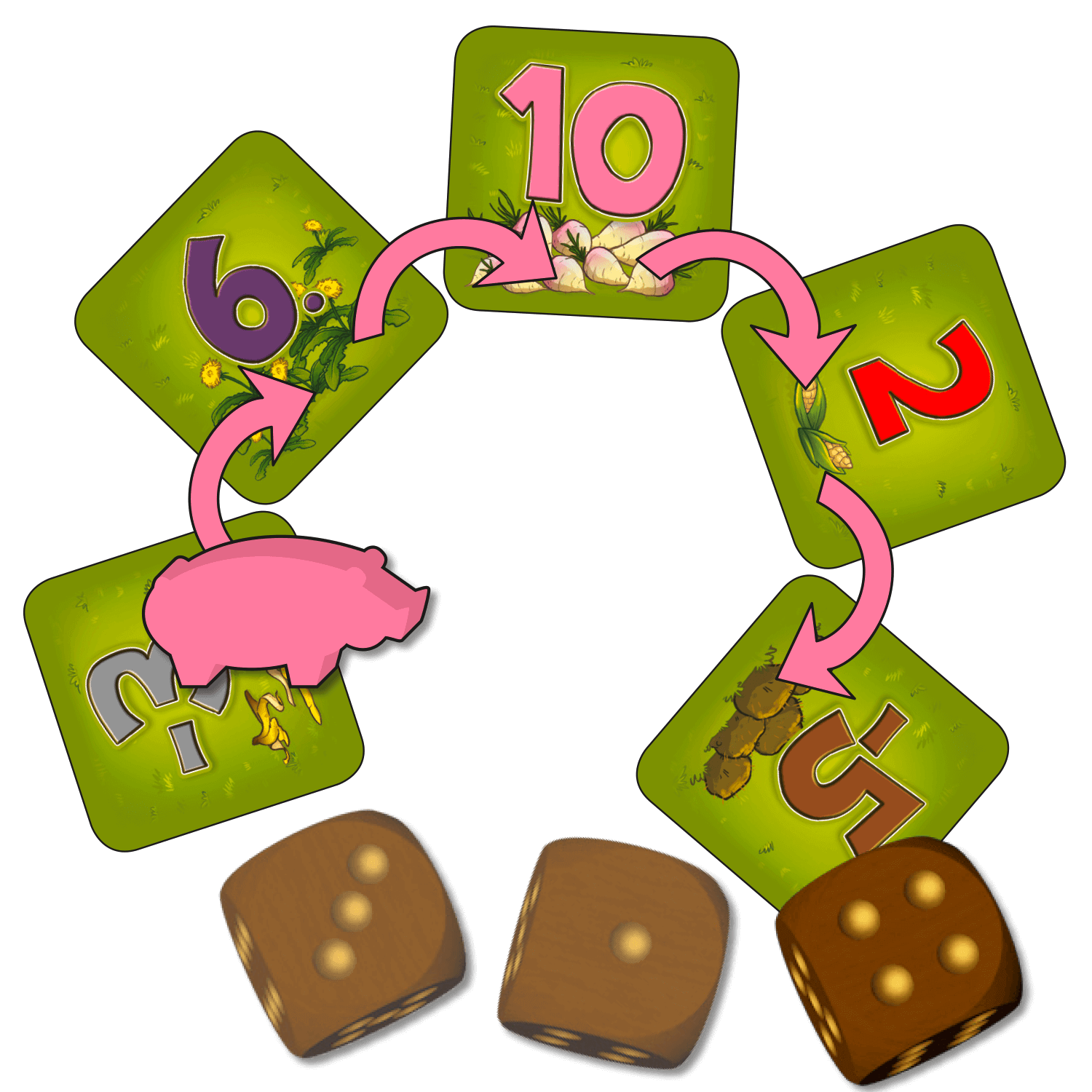 abacusspiele-zooloretto-so-ein-mist-kinderspiel-familienspiel-ab-7-jahre image 6
