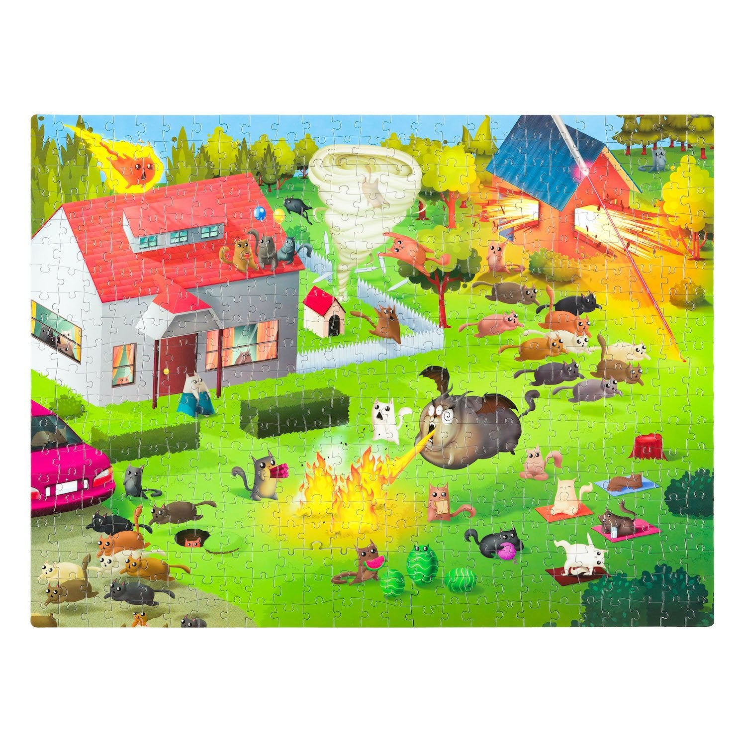 exploding-kittens-housing-boom-puzzle-1000-teile-katzenmotiv image 4